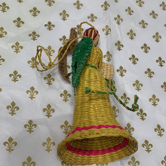 Straw woven doll Angel ornament - Picture 6 of 11